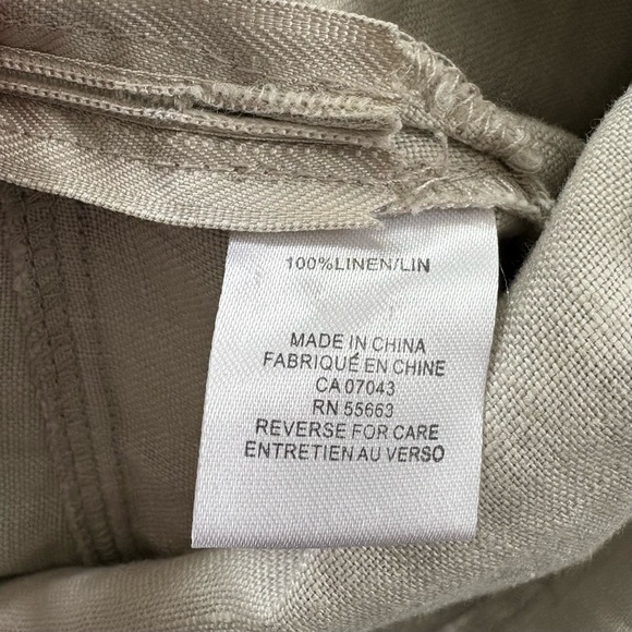 For Cynthia 100% Linen Maxi Long Modest Skirt Sand Neutral Boho Chic Size Medium - Picture 11 of 16